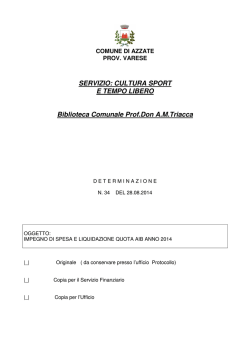 determina n.34-2014 impegno e liquid. AIB anno 2014