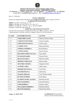 Prot. N. 3742/A19 - Istituto Comprensivo Margherita Hack