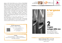 Programma 6 dicembre - Fondazione della comunit&agrave; di Monza e