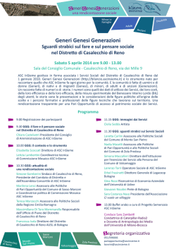 INVITO convegno GGG - Comune di Reggio Emilia