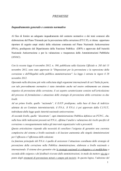 Inquadramento generale e contesto normativo