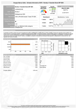Scheda Informativa OICR : Nordea