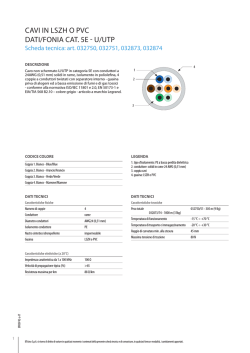 Scheda tecnica - Acmei Sud S.p.A.