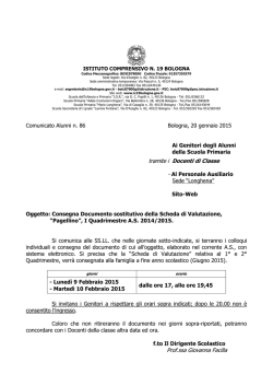 Ai Docenti della S
