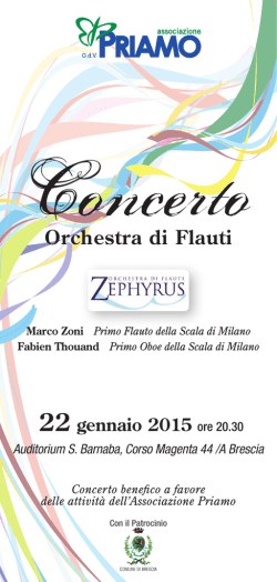 Programma - Associazione PRIAMO