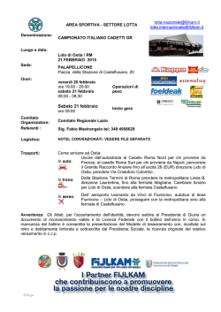 logistica CA GR Ostia 21 2 15OK