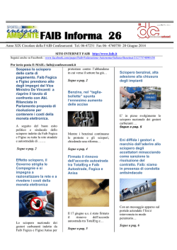 N&deg;26 20 giugno 2014 - Confesercenti Umbria