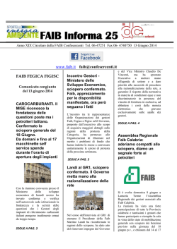 N&deg;25 13 giugno 2014 - Confesercenti Umbria