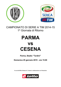 PARMA vs CESENA