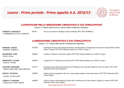 Corsi di laurea TRIENNALE - elenco Download