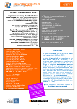 programma 2015 treviso