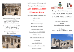 brochure Ars Gratia Artis