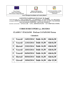 calendari corsi di recupero _ipssar