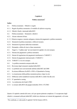 politica monetaria - Universit&agrave; degli Studi di Siena