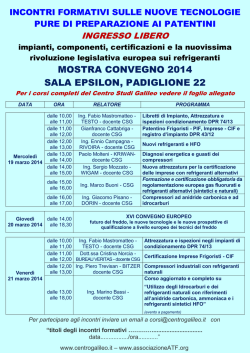 cliccare qui - ATF (associazione tecnici del freddo)