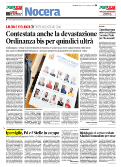 15 01 14 Salerno Ipervigile, Pd e 5 Stelle in campo