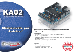 Shield audio per Arduino&reg;