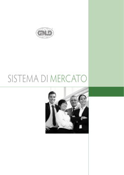 SISTEMA DI MERCATO - Progetto Eccellenza