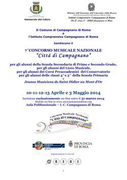 bando - Comune di Campagnano di Roma