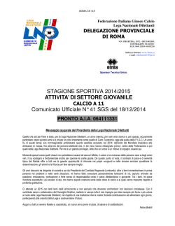 Com. Uff. LND SGS ROMA ALP-ALB-GIP