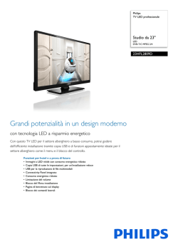 23HFL2809D/12 Philips TV LED professionale