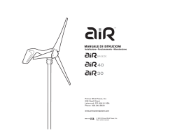 MANUALE DI ISTRUZIONI