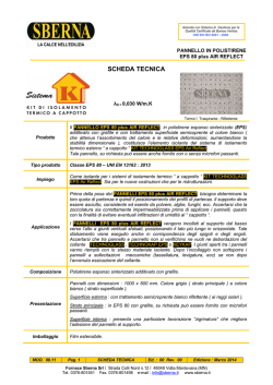 Scheda Tecnica EPS 80 Plus AIR REFLECT