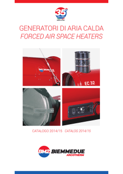 GENERATORI DI ARIA CALDA FORCED AIR SPACE