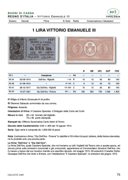 1 LIRA VITTORIO EMANUELE III