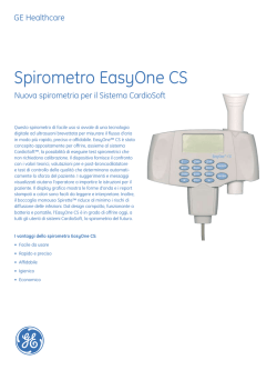 EasyOne CS spec italian