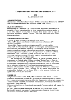 parte ORC - Campionato del Verbano Italo