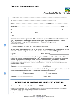 A.S.D. Scuola Nordic Trail Italia