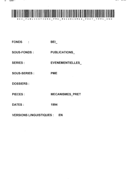fonds bei sous-fonds publications series evenementielles sous