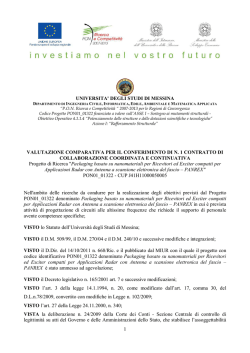 bando cococo Caddemi_CAD PON - Universit&agrave; degli Studi di Messina