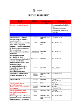 scarica da qui la lista periodici