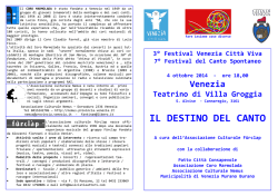 Programma - Patto Citt&agrave; Consapevole