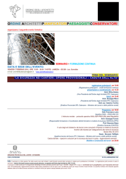 ordine architettipianificatoripaesaggisticonservatori
