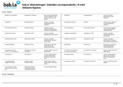 Uitdrukkingen: Zakelijke correspondentie | E-mail (Italiaans