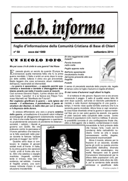 n&deg; 59 settembre 2014