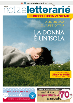 Catalogo Elettronico Notizie Letterarie n.689