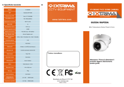 GUIDA RAPIDA - Ixtrima, CCTV Equipment