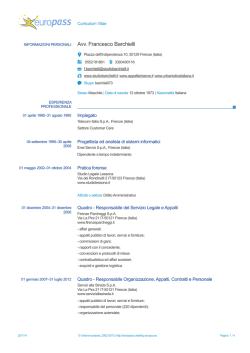 Avv. Francesco Barchielli