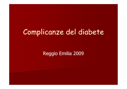 Complicanze del diabete
