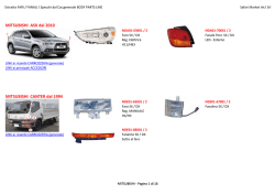 CATALOGO Mitsubishi