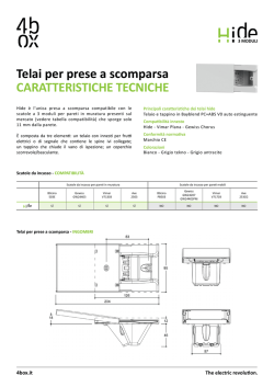 scarica la SCHEDA TECNICA HIDE 3 MODULI