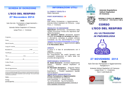 Programma - “Istituti Ospitalieri” di Cremona