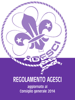 Regolamento AGESCI