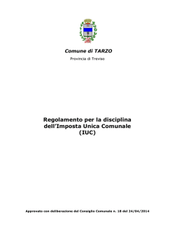 Art 1 - Comune di Tarzo