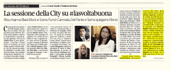CorrierEconomia, rubrica "La stanza dei bottoni", p.2, 17 marzo 2014