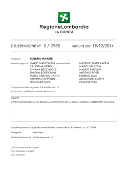 Piano regionale integrato della sanit&agrave; pubblica